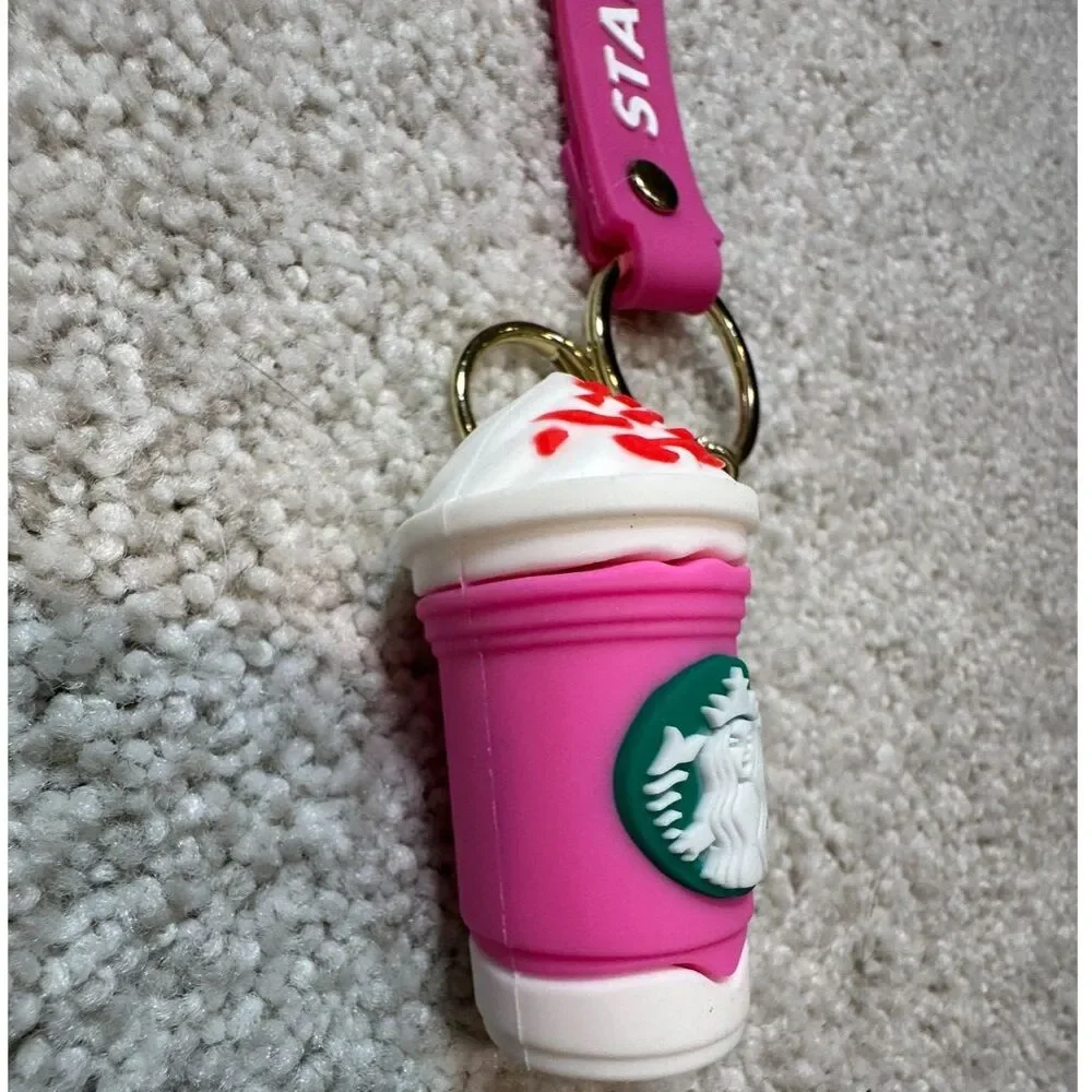 NWOT Starbucks Bearista Frappe Keychain